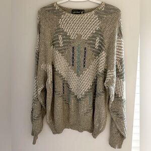 Vintage Lyle & Scott Retro Knit Sweater XL